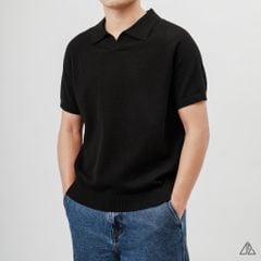 Áo Polo Nam D2SHOP cổ V, vải dệt kim mắt lưới thoáng khí AL-25279