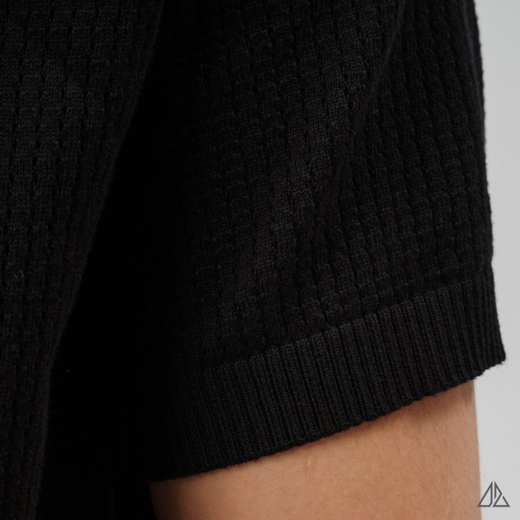 Áo Polo Nam D2SHOP cổ V, vải dệt kim mắt lưới thoáng khí AL-25279