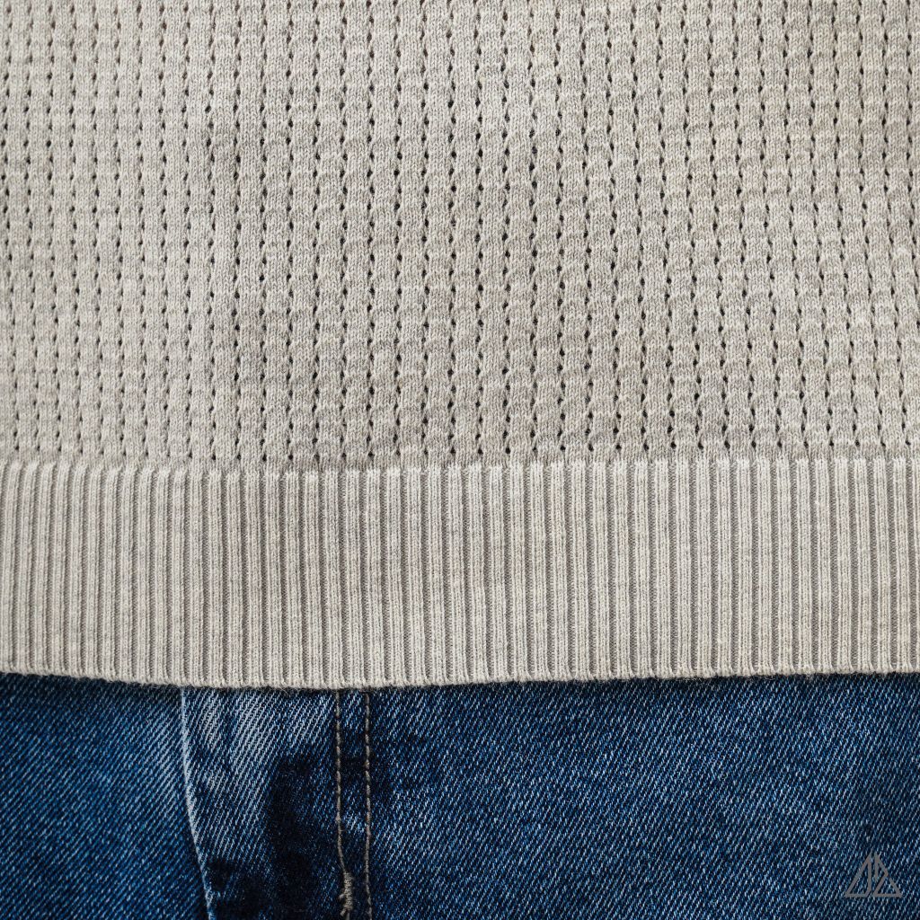 Áo Polo Nam D2SHOP cổ V, vải dệt kim mắt lưới thoáng khí AL-25279