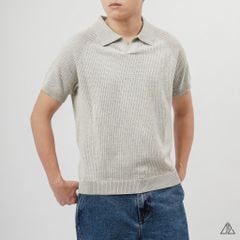 Áo Polo Nam D2SHOP cổ V, vải dệt kim mắt lưới thoáng khí AL-25279