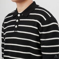 Áo Len Nam D2SHOP cổ polo kẻ sọc, vải len cao cấp AL-3323