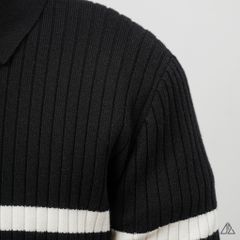 Áo Len Nam D2SHOP cổ zip phối kẻ sọc, vải len cao cấp AL-3327