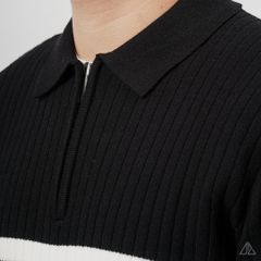 Áo Len Nam D2SHOP cổ zip phối kẻ sọc, vải len cao cấp AL-3327