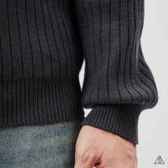 Áo Len Nam D2SHOP cổ zip phối kẻ sọc, vải len cao cấp AL-3327