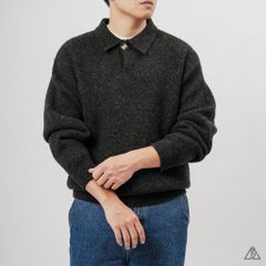 Áo Len Nam D2SHOP cổ polo nút gài, vải len cừu cao cấp AL-6003