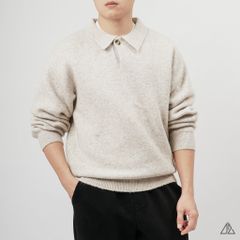 Áo Len Nam D2SHOP cổ polo nút gài, vải len cừu cao cấp AL-6003