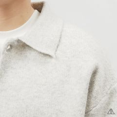 Áo Len Nam D2SHOP cổ polo nút gài, vải len cừu cao cấp AL-6003