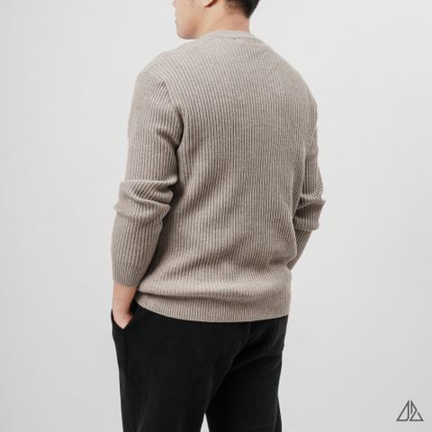 Áo Len Nam D2SHOP dệt gân, vải len dệt kim cao cấp AL-6004