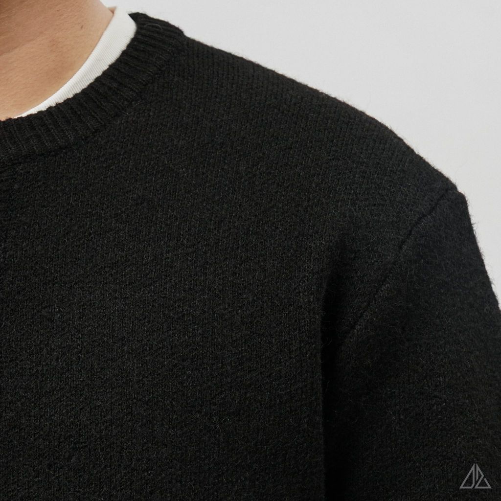 Áo Len Nam D2SHOP cổ Henley, vải len cừu cao cấp AL-6857