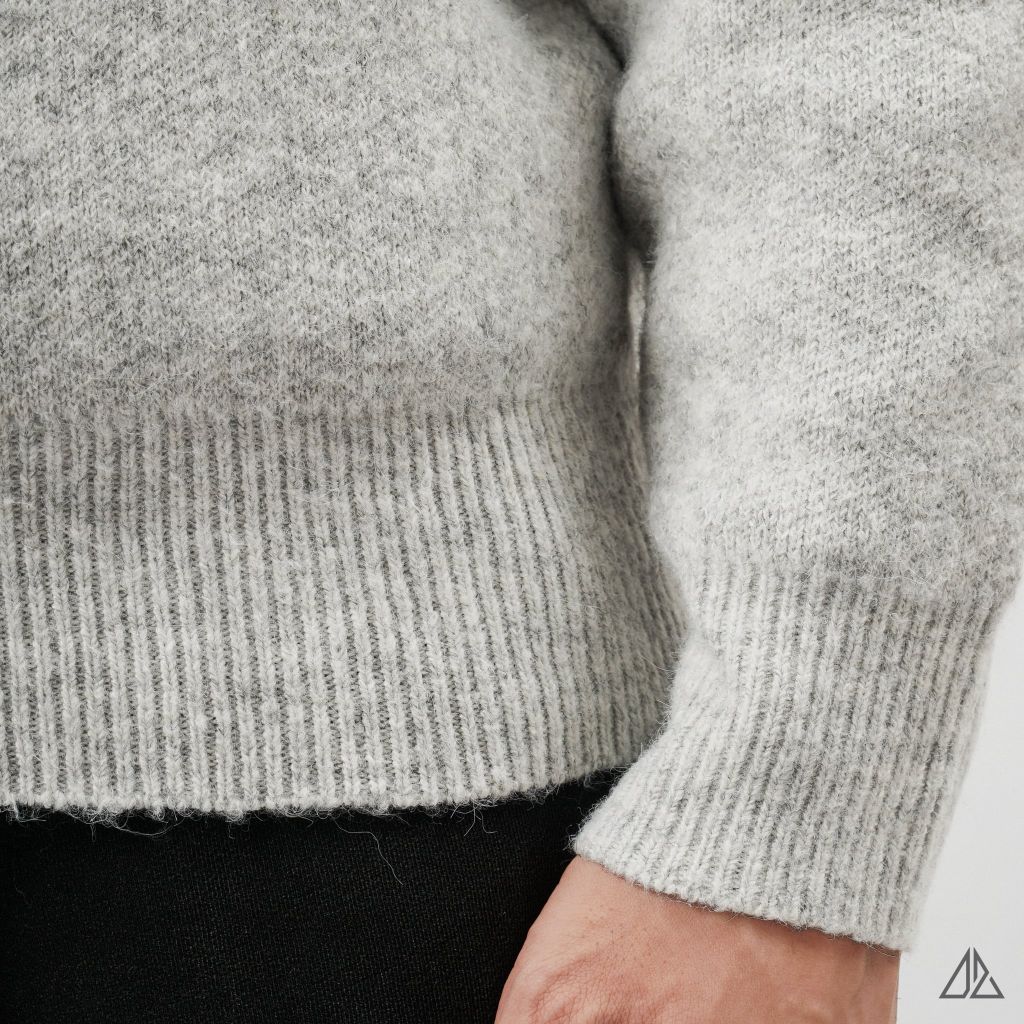 Áo Len Nam D2SHOP cổ Henley, vải len cừu cao cấp AL-6857