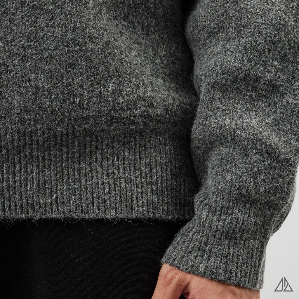 Áo Len Nam D2SHOP cổ Henley, vải len cừu cao cấp AL-6857