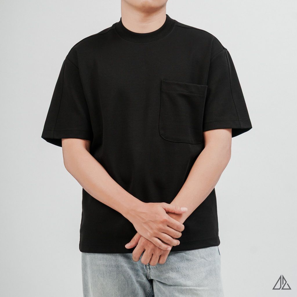 Áo Thun Nam D2SHOP vải dệt vân xốp cao cấp B-505