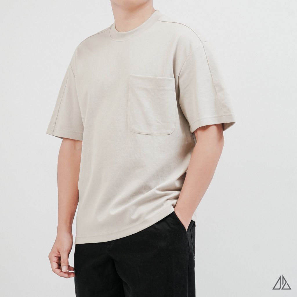 Áo Thun Nam D2SHOP vải dệt vân xốp cao cấp B-505