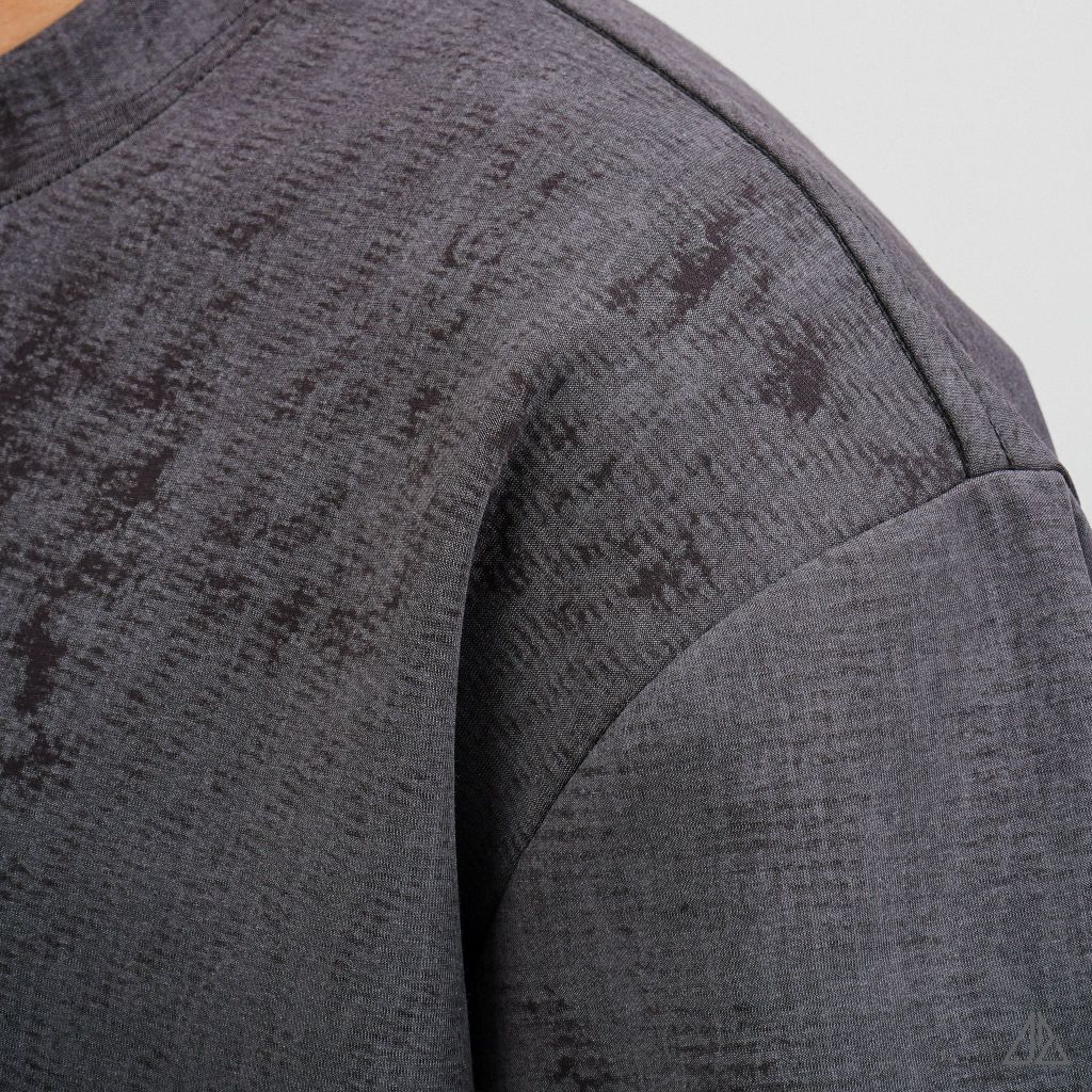 Áo Thun Nam D2SHOP vải dệt vân xốp cao cấp B-505