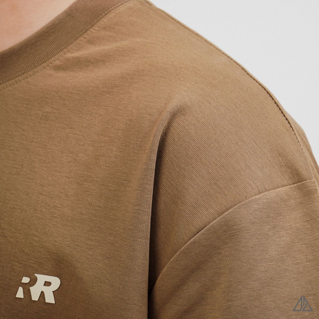 Áo Thun Nam D2SHOP in nổi logo R, vải Premium Cotton Blend B-A2206