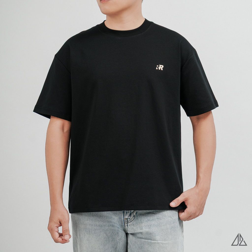 Áo Thun Nam D2SHOP in nổi logo R, vải Premium Cotton Blend B-A2206