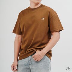 Áo Thun Nam D2SHOP in nổi logo R, vải Premium Cotton Blend B-A2206