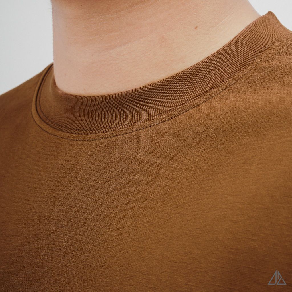 Áo Thun Nam D2SHOP in nổi logo R, vải Premium Cotton Blend B-A2206