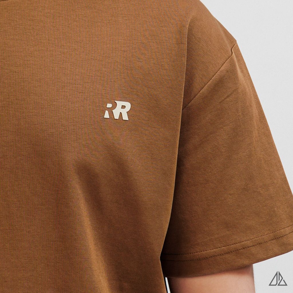 Áo Thun Nam D2SHOP in nổi logo R, vải Premium Cotton Blend B-A2206