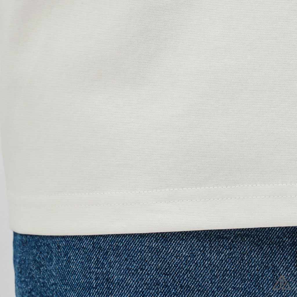 Áo Thun Nam D2SHOP in nổi logo R, vải Premium Cotton Blend B-A2206