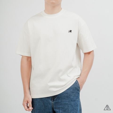 Áo Thun Nam D2SHOP in nổi logo R, vải Premium Cotton Blend B-A2206