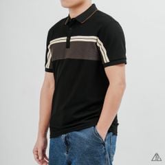 Áo Polo Nam D2SHOP phối sọc ngang ngực B-A3108