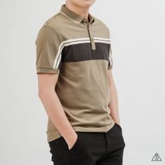 Áo Polo Nam D2SHOP phối sọc ngang ngực B-A3108