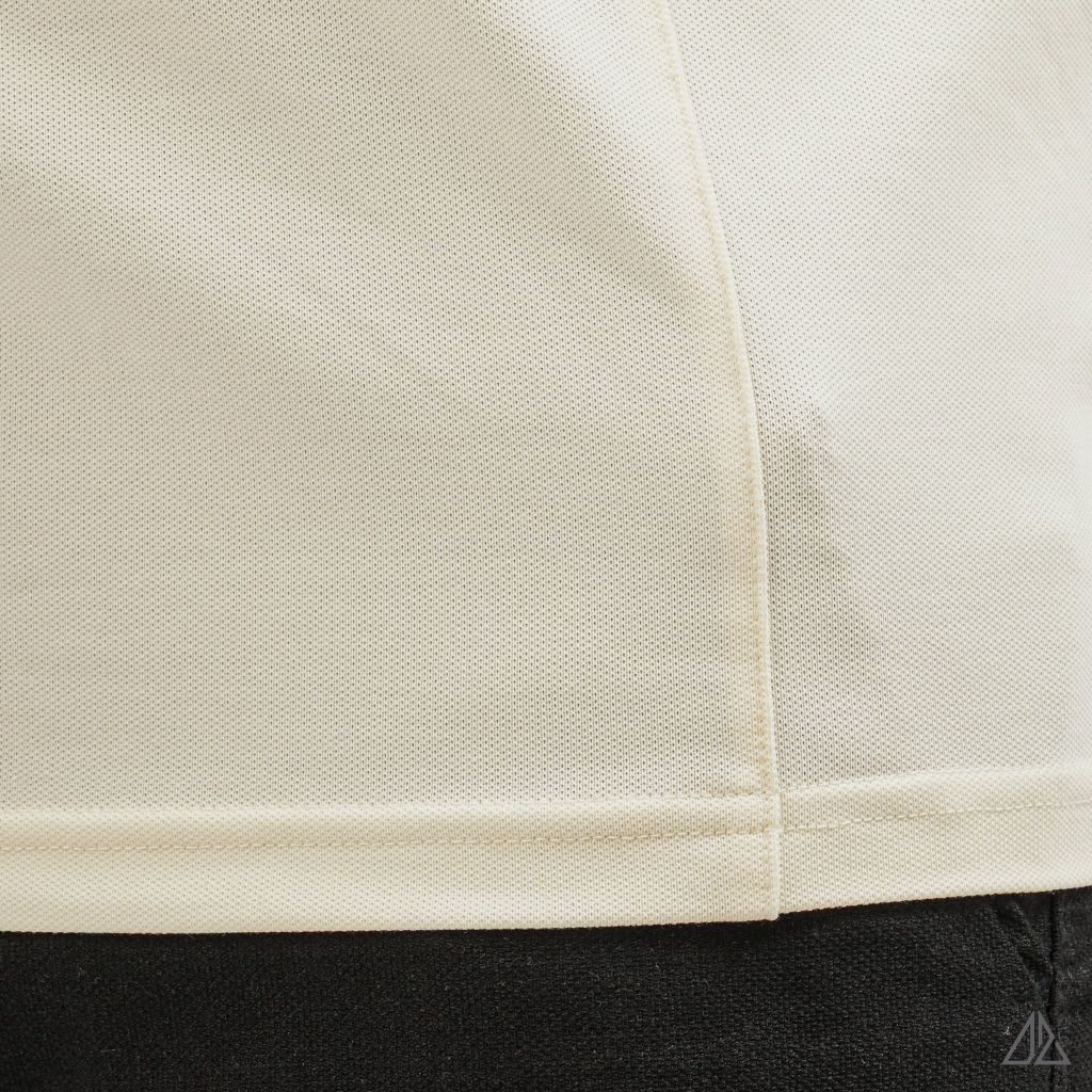 Áo Polo Nam D2SHOP phối viền cổ nâu, vải Premium Cotton Blend B-A3119
