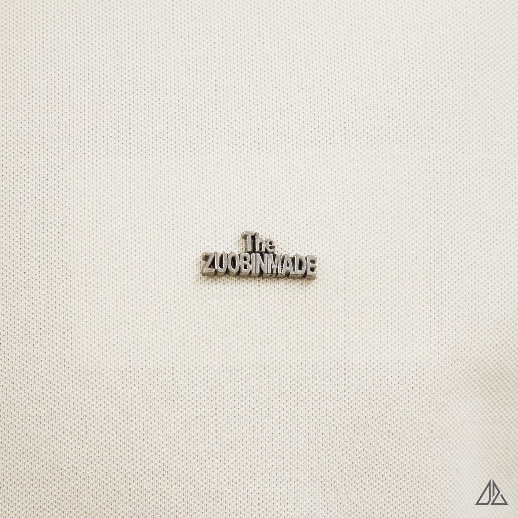 Áo Polo Nam D2SHOP phối màu đính logo kim loại, vải Hybrid Cotton Blend B-A3122