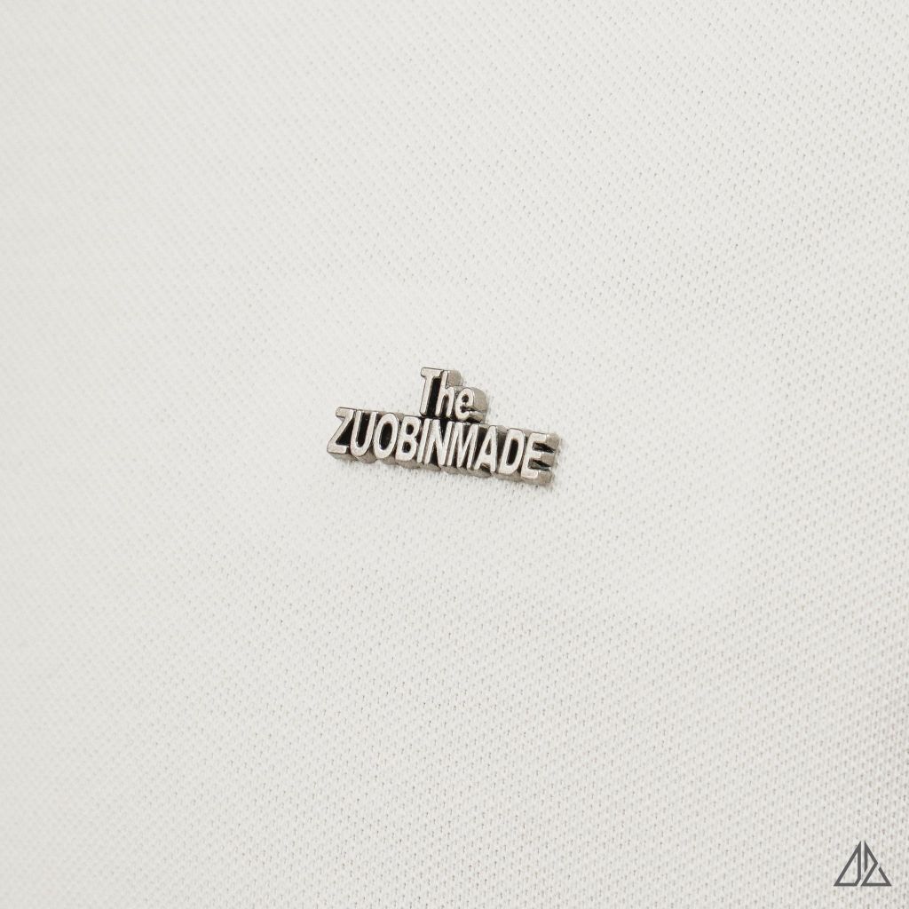 Áo Polo Nam D2SHOP phối màu đính logo kim loại, vải Hybrid Cotton Blend B-A3122