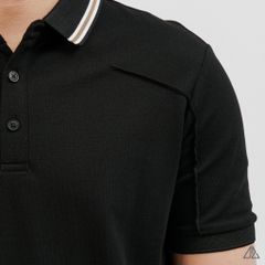 Áo Polo Nam D2SHOP phối viền cổ, rã cúp vai, vải Premium Cotton Blend B-A3129