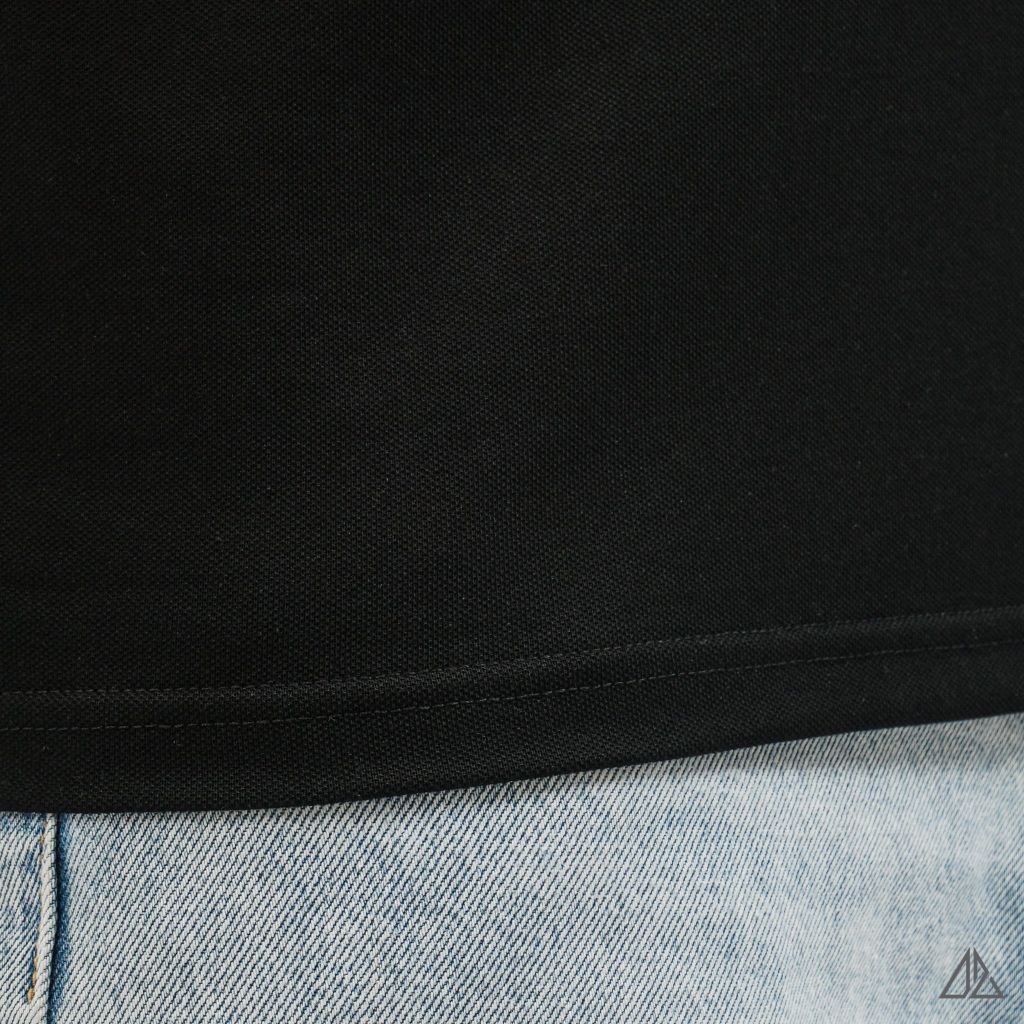 Áo Polo Nam D2SHOP phối viền cổ, rã cúp vai, vải Premium Cotton Blend B-A3129
