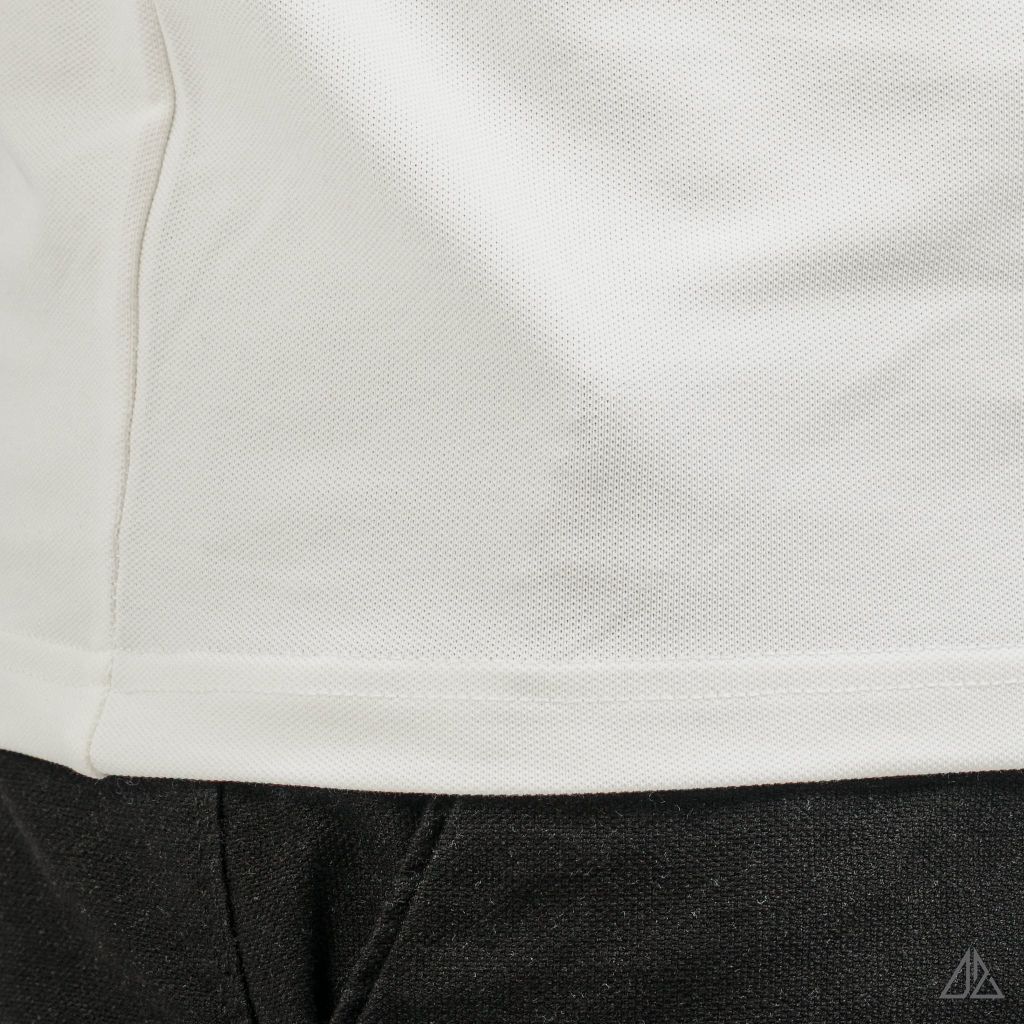 Áo Polo Nam D2SHOP phối viền cổ, rã cúp vai, vải Premium Cotton Blend B-A3129