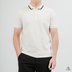 Áo Polo Nam D2SHOP phối viền cổ, rã cúp vai, vải Premium Cotton Blend B-A3129