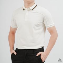 Áo Polo Nam D2SHOP phối viền cổ, rã cúp vai, vải Premium Cotton Blend B-A3129