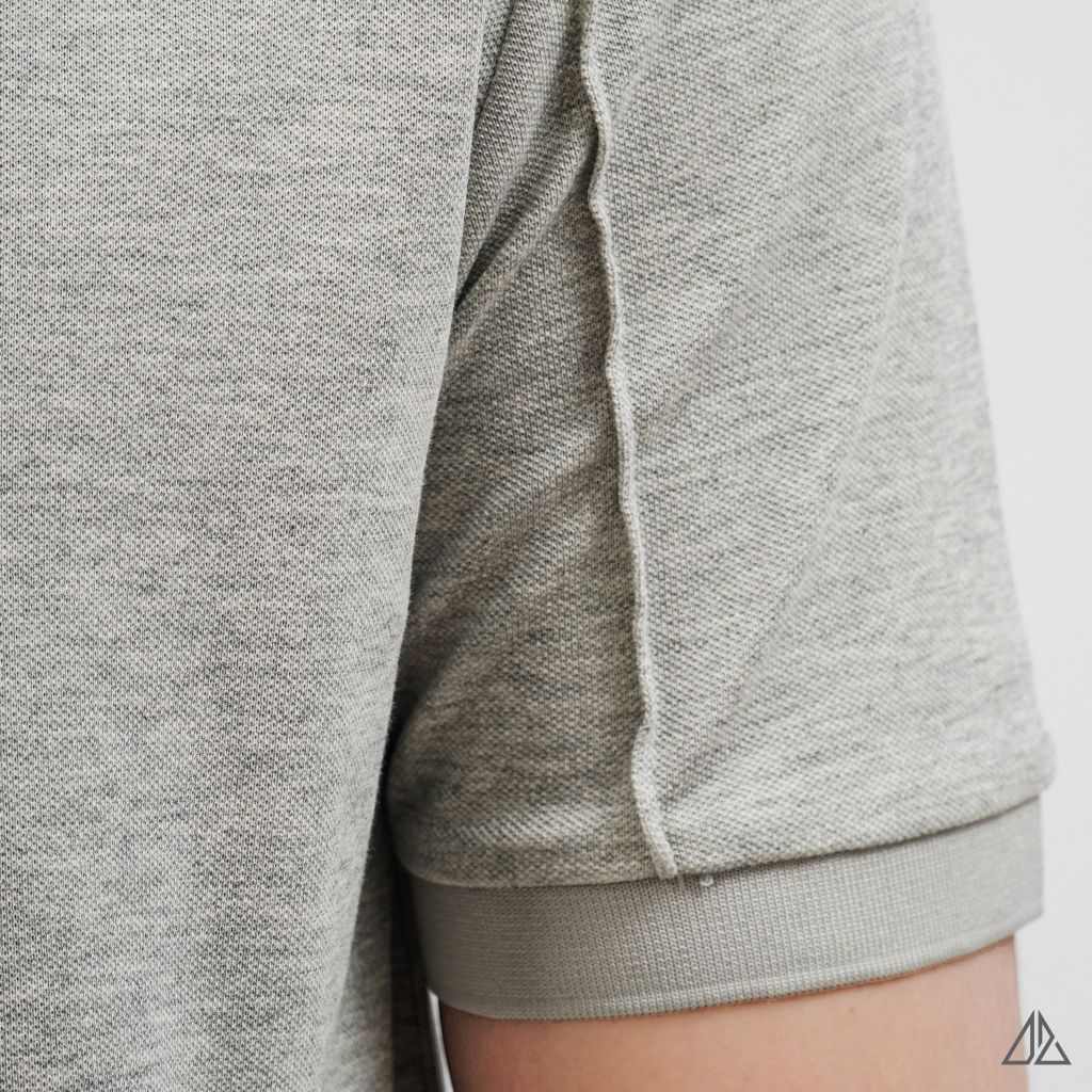 Áo Polo Nam D2SHOP phối viền cổ, rã cúp vai, vải Premium Cotton Blend B-A3129
