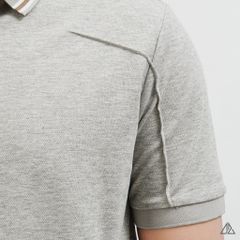Áo Polo Nam D2SHOP phối viền cổ, rã cúp vai, vải Premium Cotton Blend B-A3129