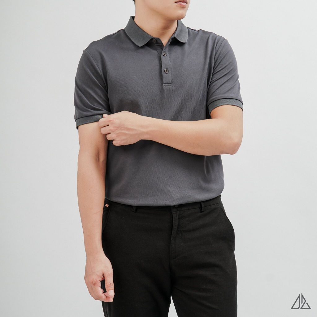 Áo Polo Nam D2SHOP trơn basic B-A350