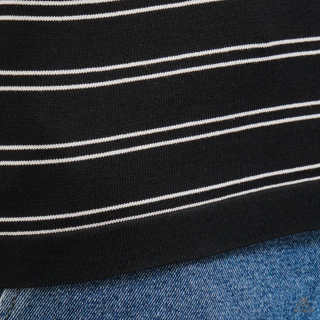 Áo Polo Nam D2SHOP kẻ sọc ngang, vải Premium Cotton Blend B-B2037