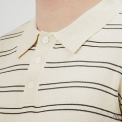 Áo Polo Nam D2SHOP kẻ sọc ngang, vải Premium Cotton Blend B-B2037