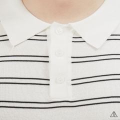 Áo Polo Nam D2SHOP kẻ sọc ngang, vải Premium Cotton Blend B-B2037