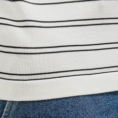 Áo Polo Nam D2SHOP kẻ sọc ngang, vải Premium Cotton Blend B-B2037