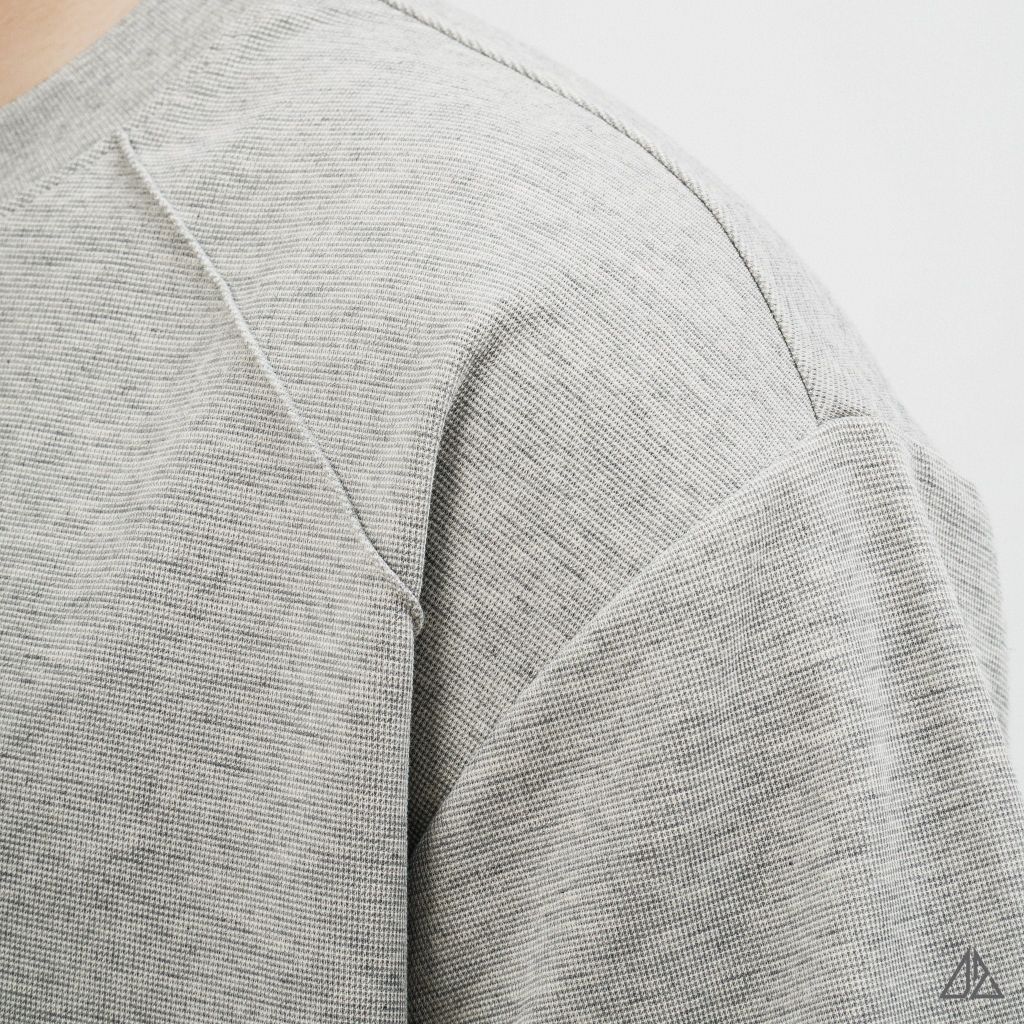 Áo Thun Nam D2SHOP phối viền vai chỉ ngực, vải Hybrid Cotton B-B80012