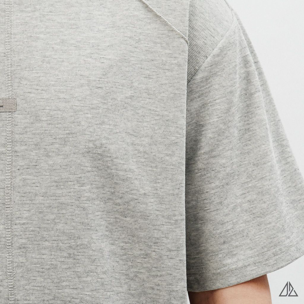 Áo Thun Nam D2SHOP phối viền vai chỉ ngực, vải Hybrid Cotton B-B80012