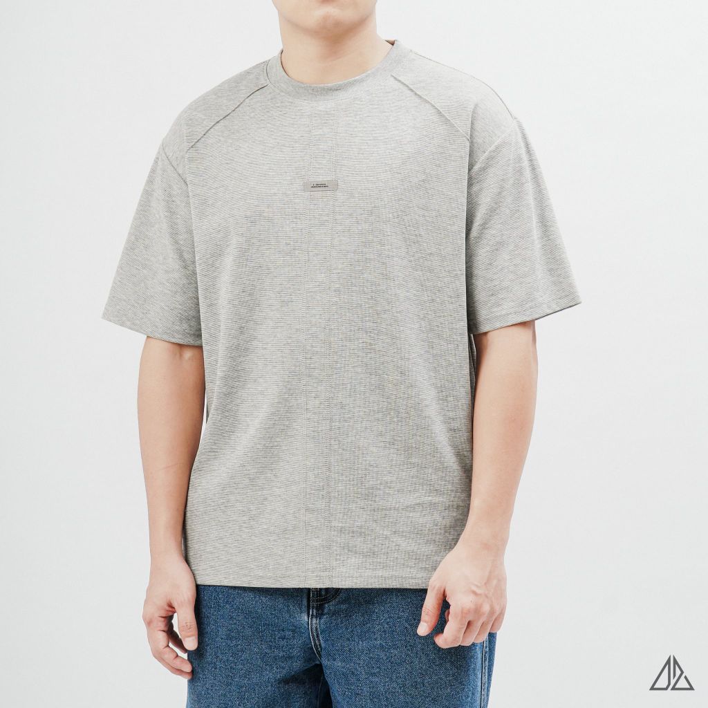 Áo Thun Nam D2SHOP phối viền vai chỉ ngực, vải Hybrid Cotton B-B80012