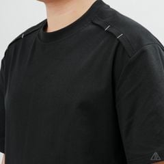 Áo Thun Nam D2SHOP phối viền chỉ vai, vải Premium Cotton B-B8003