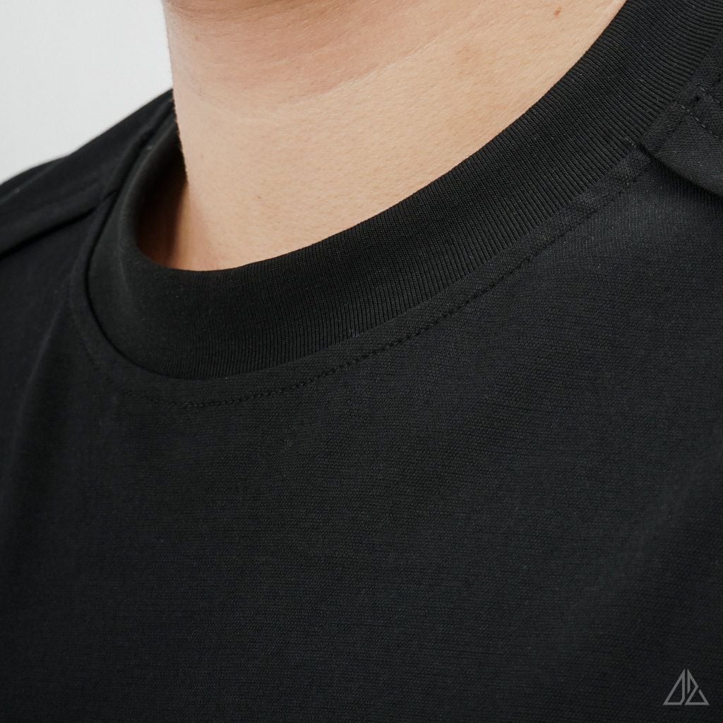 Áo Thun Nam D2SHOP phối viền chỉ vai, vải Premium Cotton B-B8003