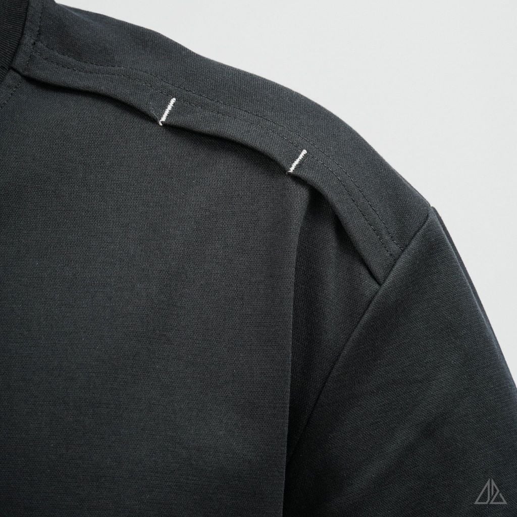 Áo Thun Nam D2SHOP phối viền chỉ vai, vải Premium Cotton B-B8003