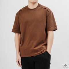 Áo Thun Nam D2SHOP phối viền chỉ vai, vải Premium Cotton B-B8003