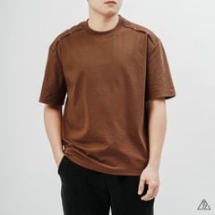 Áo Thun Nam D2SHOP phối viền chỉ vai, vải Premium Cotton B-B8003